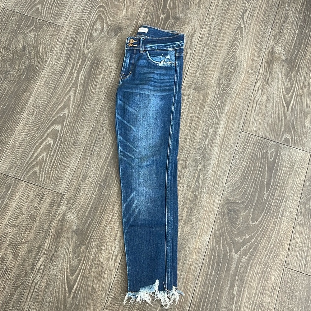 Flying Monkey Raw Hem Skinny Jeans